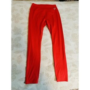 Gymshark Seamless Red/Orange Leggings Large